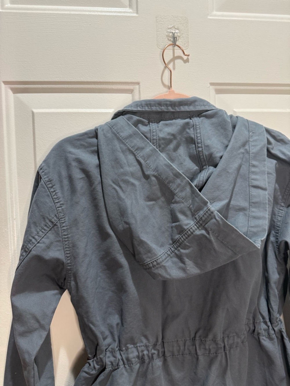 Universal Thread Graphite Utility Jacket with Hood - Picture 4 of 4